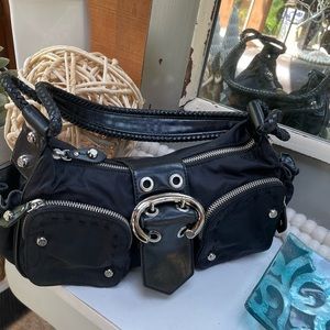 Like New Francesco Biasia Black 12” long 6” high 3” wide.